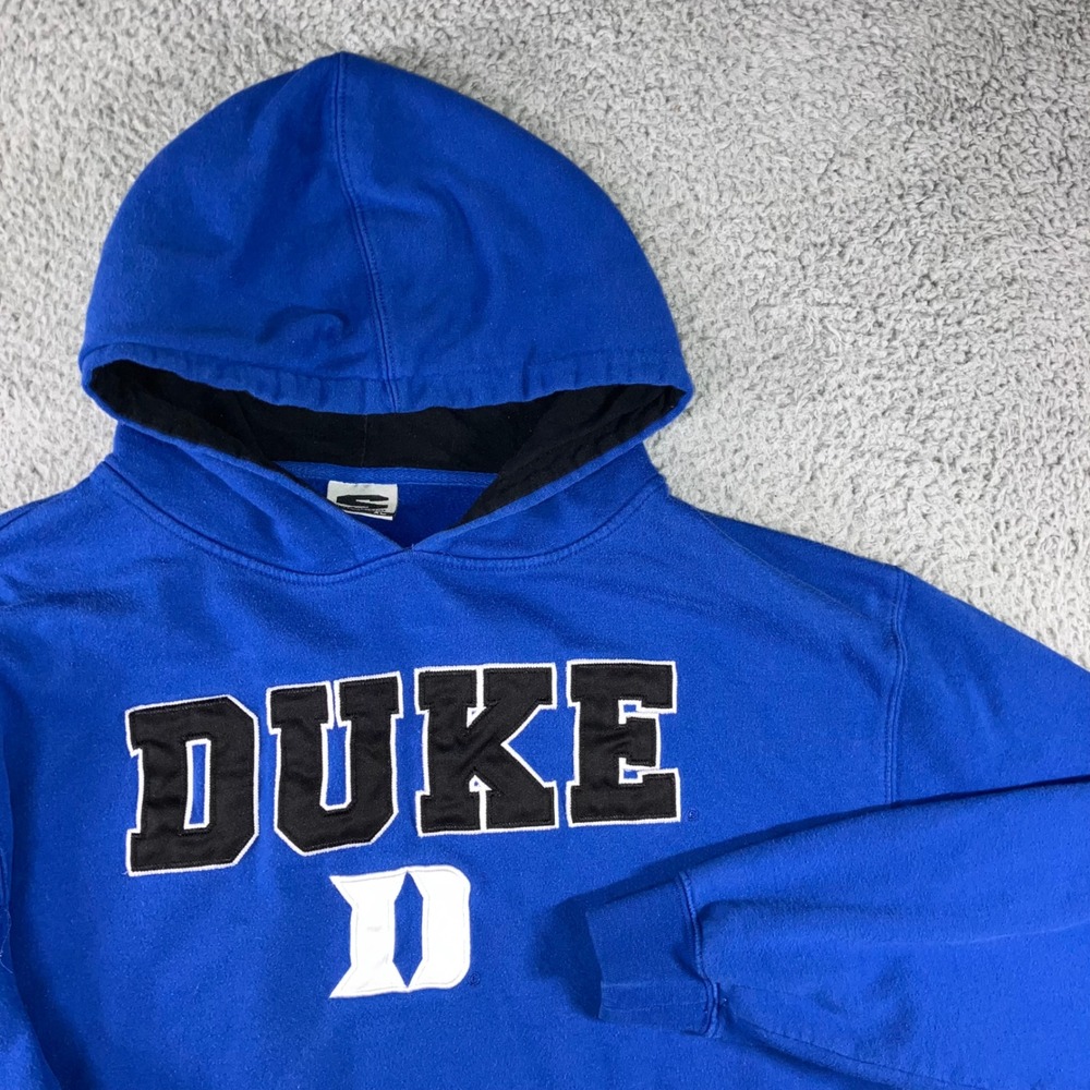 Stadium Athletics Duke Hoodie Men XL Blue Graphic Logo Gorpcore Collegiate y2k